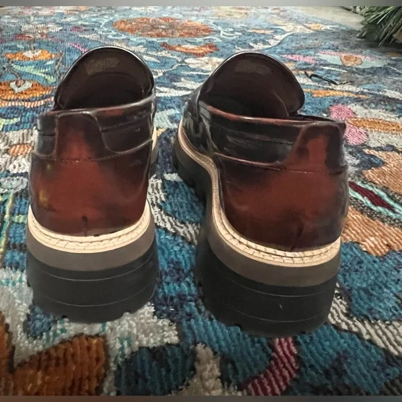 Gianni Bini Brown and Black Loafers - Picture 3 of 5